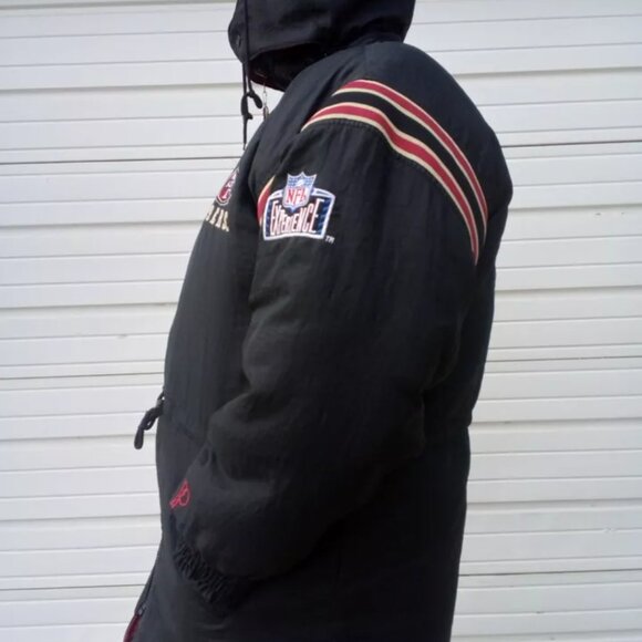 Vtg. San Francisco 49ers Pro Player NFL Experience Reversible Jacket - Size GD/L - Picture 7 of 15